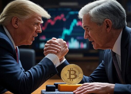 جنگ ترامپ و پاول، بیت‌کوین را تکان داد! | بازتاب امروز