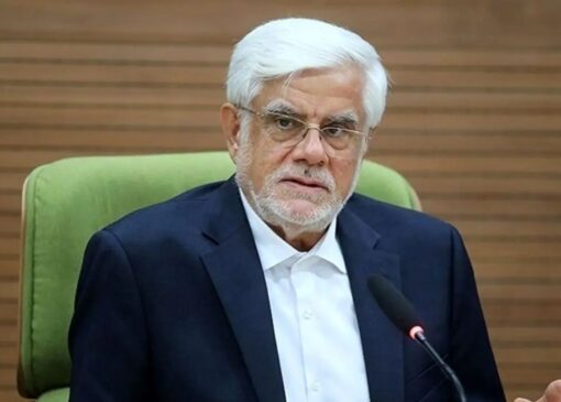 عکسی از عارف بر سر مزار شهید آل هاشم