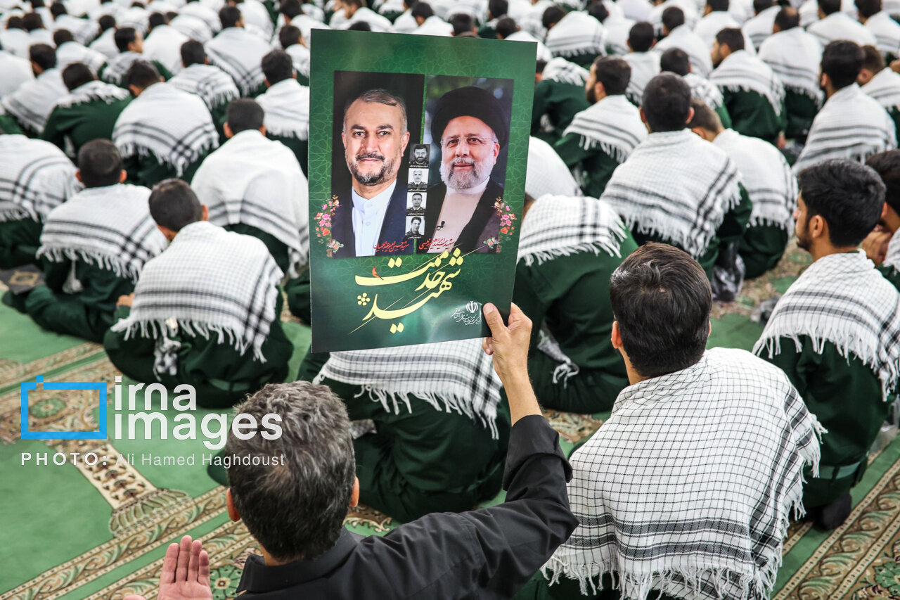 همنشینی پزشکیان و پدر آیت‌الله آل هاشم در مراسم گرامیداشت شهدای خدمت در تبریز در حضور رئیس جمهور+عکس