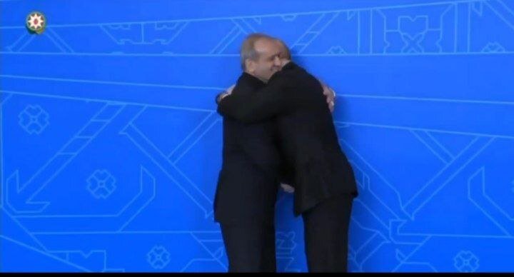 دیدار پزشکیان و الهام علی‌اف+تصاویر
