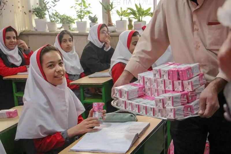خراسان‌ جنوبی هنوز در صف انتظار توزیع شیر مدارس