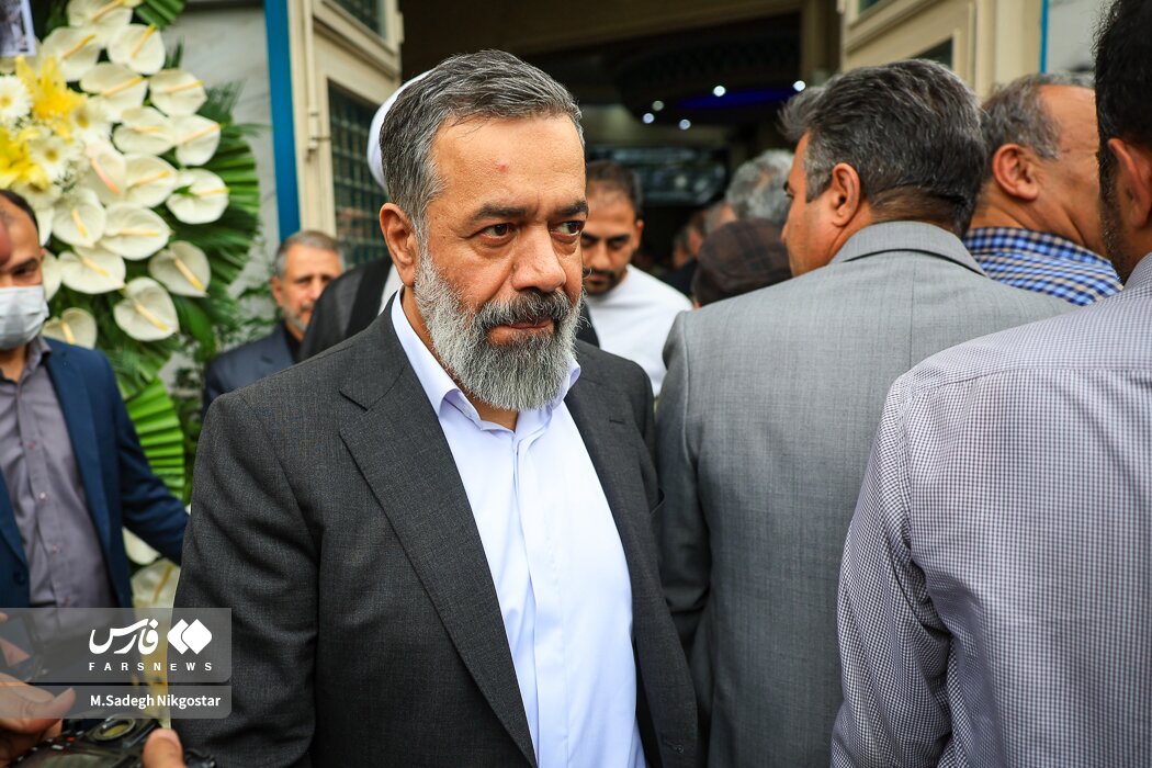 تصاویری از پسران شهید اسماعیل خطیب در مراسم چهلم پدرشان/ کاظم صدیقی و محمود کریمی هم آمدند