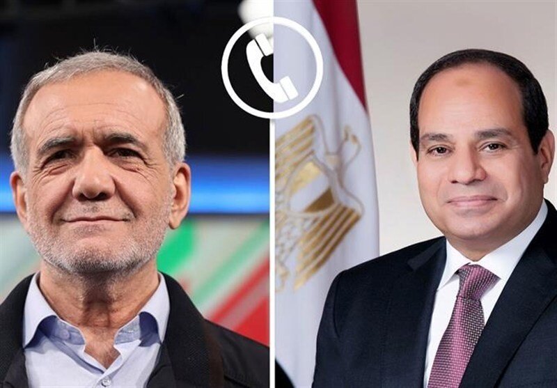 جزئیاتی از تماس پزشکیان با السیسی/ رییس جمهور مصر: باید به دیپلماسی فرصت داد
