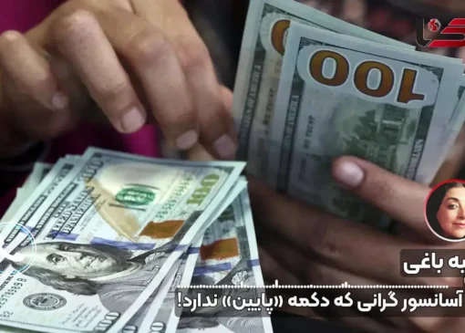 دلار؛ آسانسوری گران قیمت که دکمه «پایین» ندارد! + فیلم