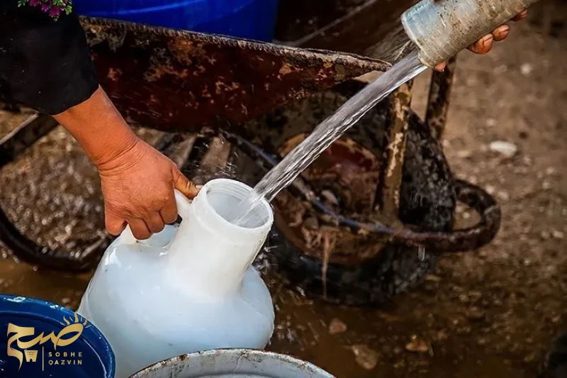 گزارشی از بلاتکلیفی چندساله ساکنان اسفرورین قزوین برای دریافت آب | بازتاب امروز