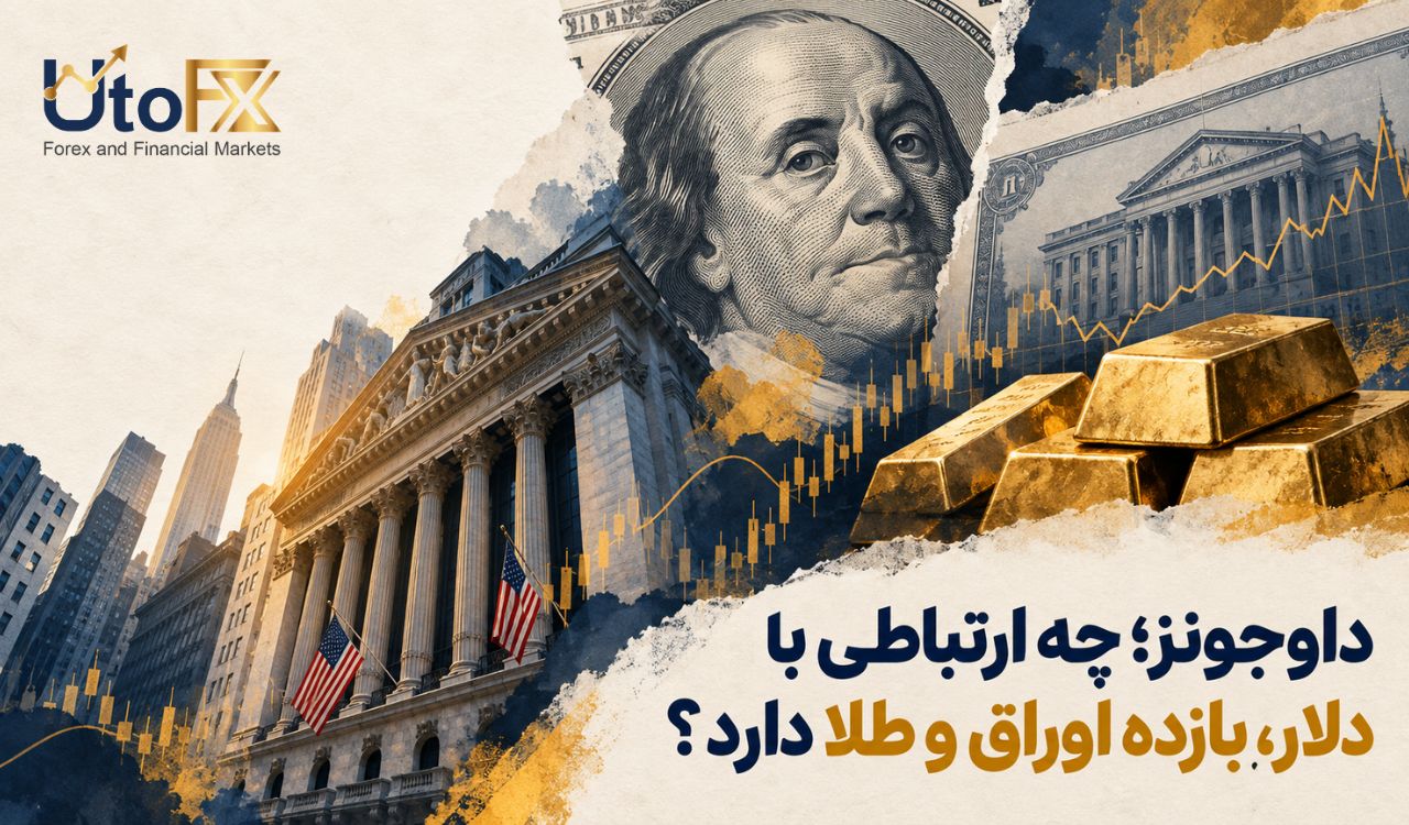 داوجونز؛ چه ارتباطی با دلار، بازده اوراق و طلا دارد؟