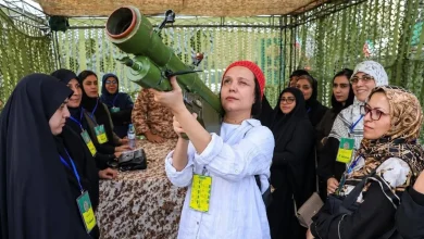 تمرین یک زن با RPG در برنامه آموزشی جان فدا | بازتاب امروز