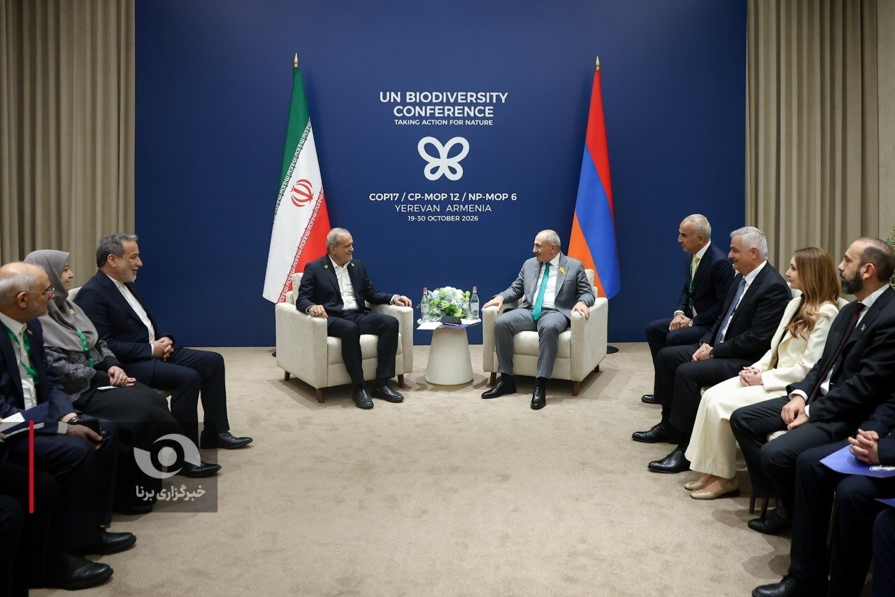 دیدار پزشکیان با نخست وزیر ارمنستان / عراقچی هم بود + تصاویر